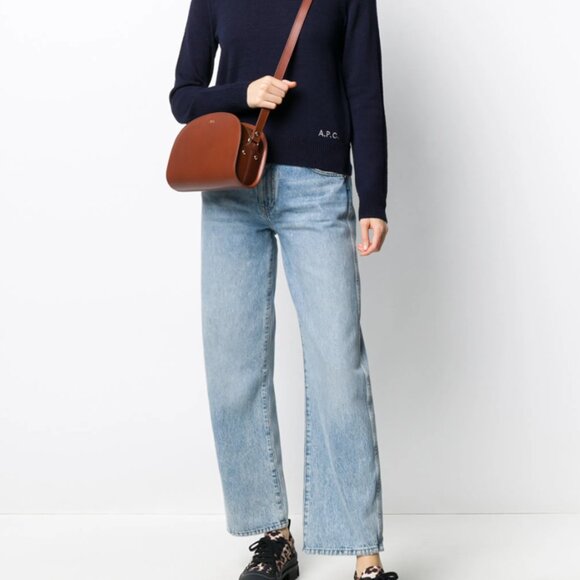 NWT - A.P.C. Demi-Lune Shoulder Bag – Noisette🌰 (#12301) - Picture 12 of 12